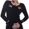 Banned - Hybrid Cardigan - Zwaluw - Zwart Product image